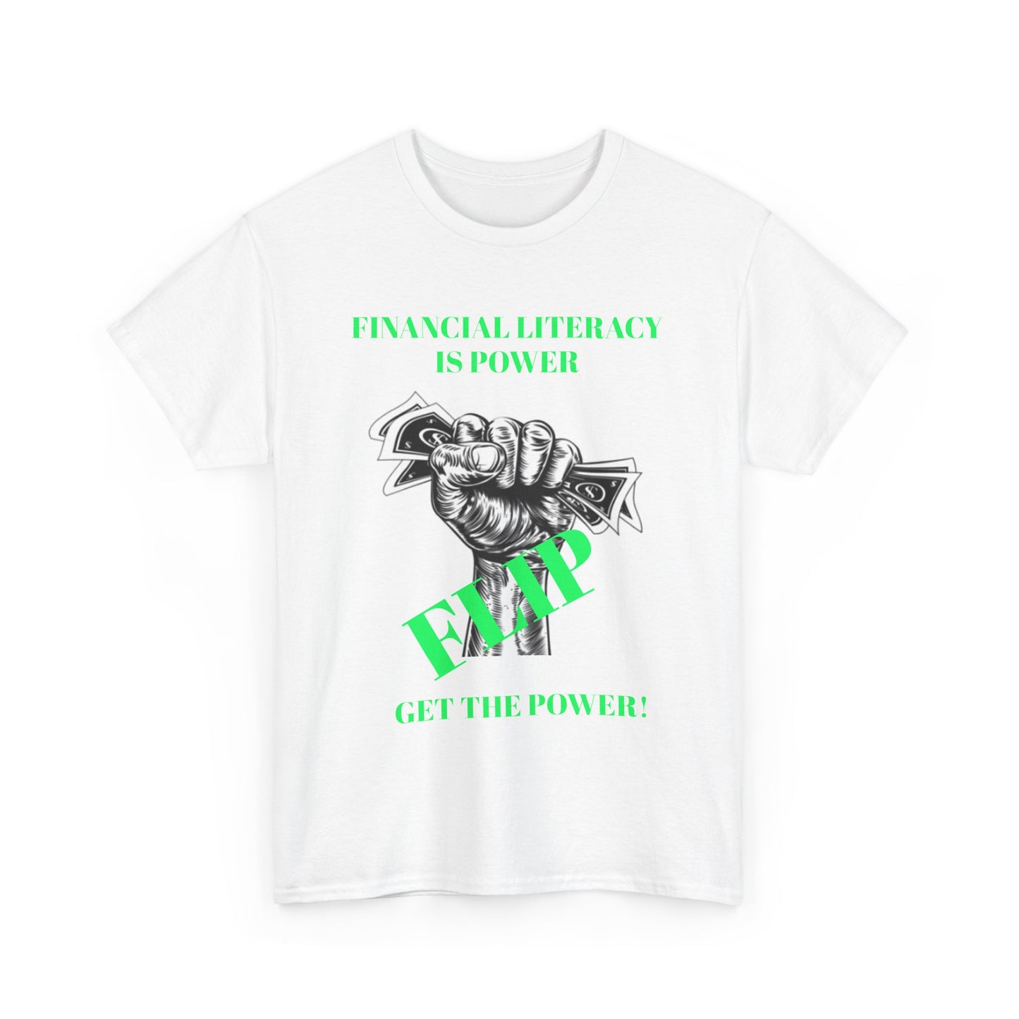 Financial Literacy Is Power Unisex Heavy Cotton Tee